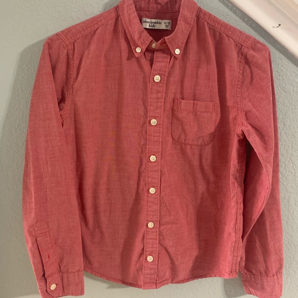 Abercrombie boys button down shirt size 11/12